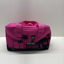 Trader Joes Magenta pink Mini Insulated Cooler lunch Tote Bag