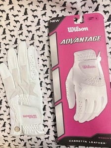 Wilson Advantage Large Glove Women Cabretta Leather worn once
