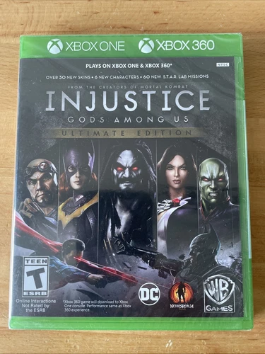 Injustice Gods Among Us Ultimate Edition - Xbox 360 / Xbox One - Brand New