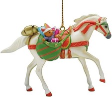 Trail of Painted Ponies Christmas Delivery Horse Ornament 6009524