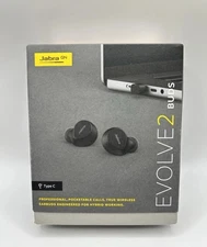 Jabra Evolve2 Buds TYPE C MS True Wireless Earbuds Black