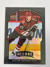2020-21 Upper Deck Allure Coyotes Victor Soderstrom Rookie Black Rainbow #90
