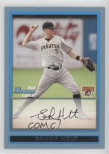 2009 Bowman Draft Prospects Blue /399 Brock Holt #BDPP25 0q3