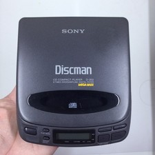 Sony Discman D-202 Portable CD Player AS-IS For Parts/Repair Low Volume