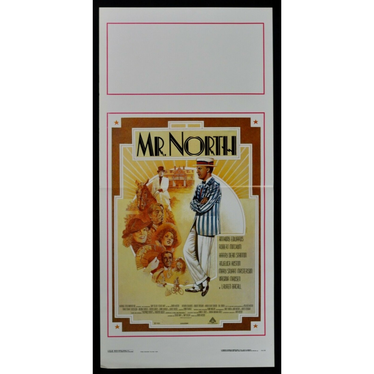 Locandina originale film Mr. North (1988) - Regia di Danny Huston