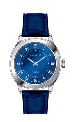 Mechanische Armbanduhr Cavadini Handaufzug ETA Peseux 7040 Swiss 39mm Rarität