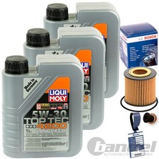 BOSCH ÖLFILTER 1457429194+LIQUI 5W30 ÖL 1.2+12V für VW POLO 9N SKODA FABIA 1 2