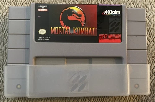 Mortal Kombat SNES authentic tested