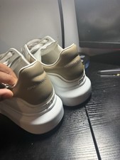Alexander McQueen Oversized Sneaker New Tech Calf White Stone