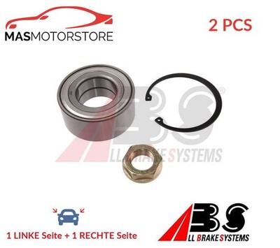 RADLAGERSATZ RADLAGER SATZ PAAR VORNE ABS 200013 2PCS P FÜR FIAT FIORINO 1.3L