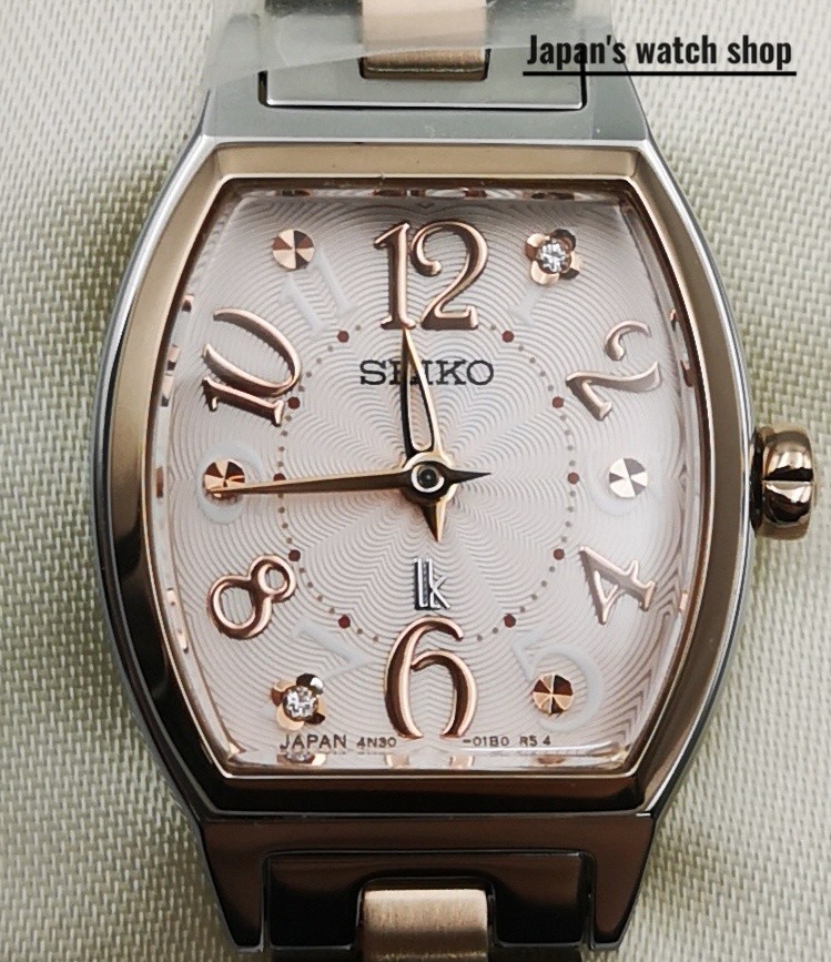 SEIKO LUKIA SSWA012 Pink Happy Collection Tonneau Women's Watch