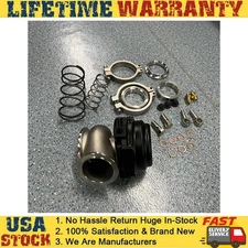 For Tial 44mm External Wastegate MVR V-Band Flange Turbo -