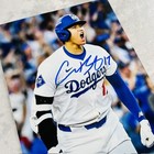 No Reserve PSA Shohei Ohtani Signed 8x10 Photo Dodgers Jersey Autograph  — photo 6