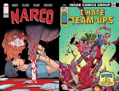 Narco #2 Cover A + Narco #2 I Hate Team-Ups Variant [2 BOOK SET] 1st Prints NM+