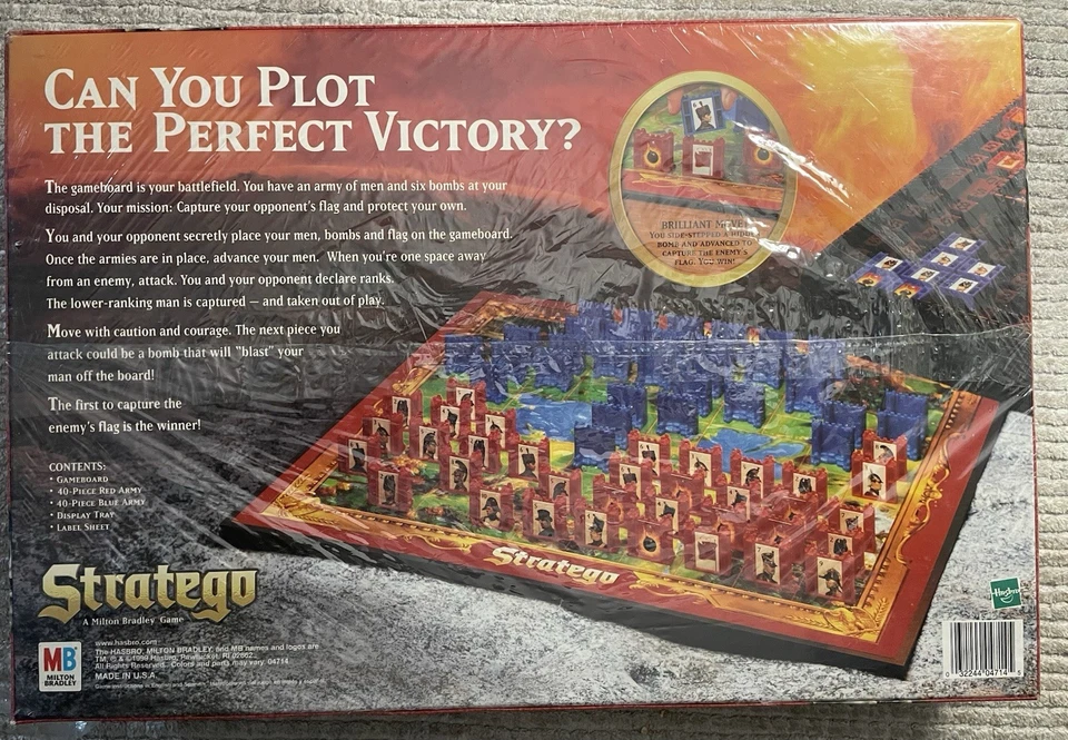 Stratego 1999 Board Game by Milton Bradley - Brand New - Still Packaged - Image 2 of 4