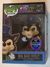 Funko Pop! Disney Villains Big Bad Wolf #447 LE 1739 Legendary In Protector
