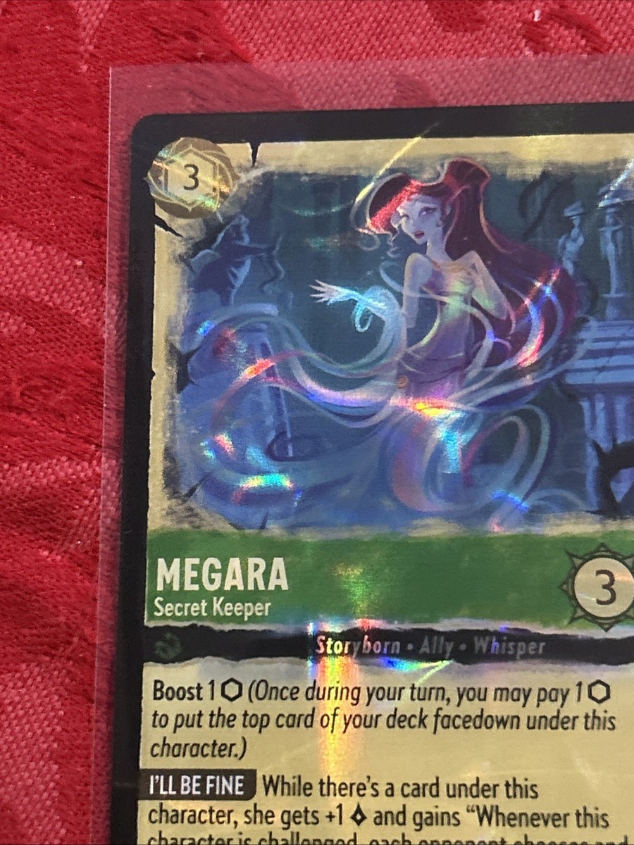 FOIL Lorcana Whispers in the Well - Megara - Secret Keeper - 86