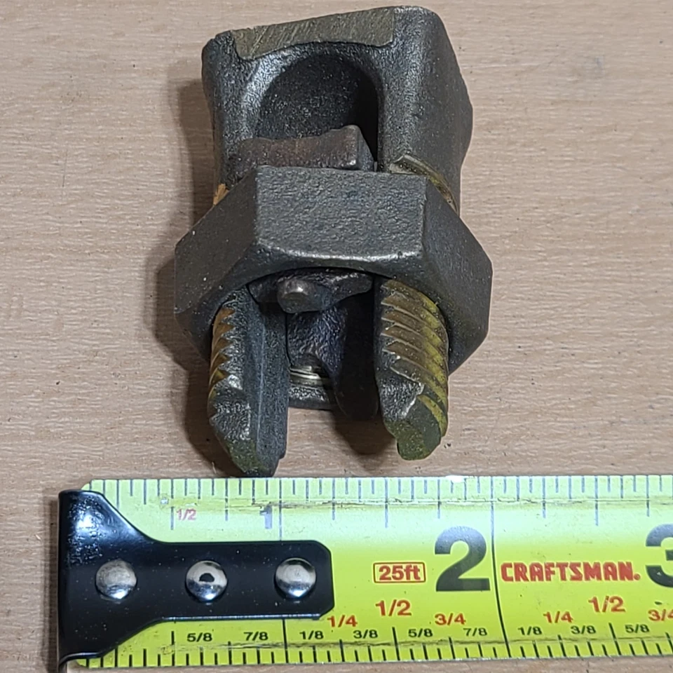 BURNDY KS29 Split-Bolt Conn,Unpltd,Cu,Square Head 22A939 - Image 3 of 4