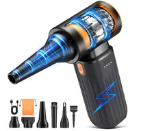 Plumero de aire comprimido, 260.000 RPM, soplador el ctrico inal mbrico con moto