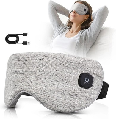 Heated Eye Mask Cordless, Warm Eye Compress for Dry Eyes Stye Blepharitis Chalaz