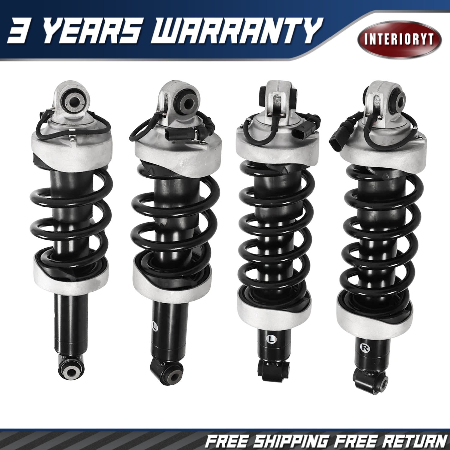 Full Set For Audi R8 V8 V10 2007-2015 Front Rear Shock Absorber Strut MagneRide