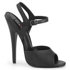 Sale DOMINA-109 Devious Damen High Heels Sandaletten schwarz Gr&ouml;&szlig;e 42