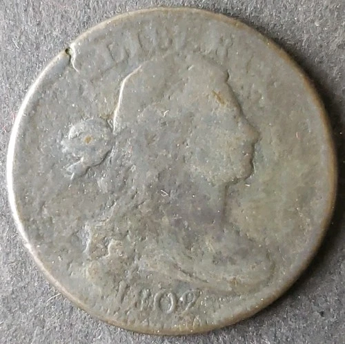 Photo of a 1802-P Large Cent from an eBay listing that sold on Jul 20, 2026
