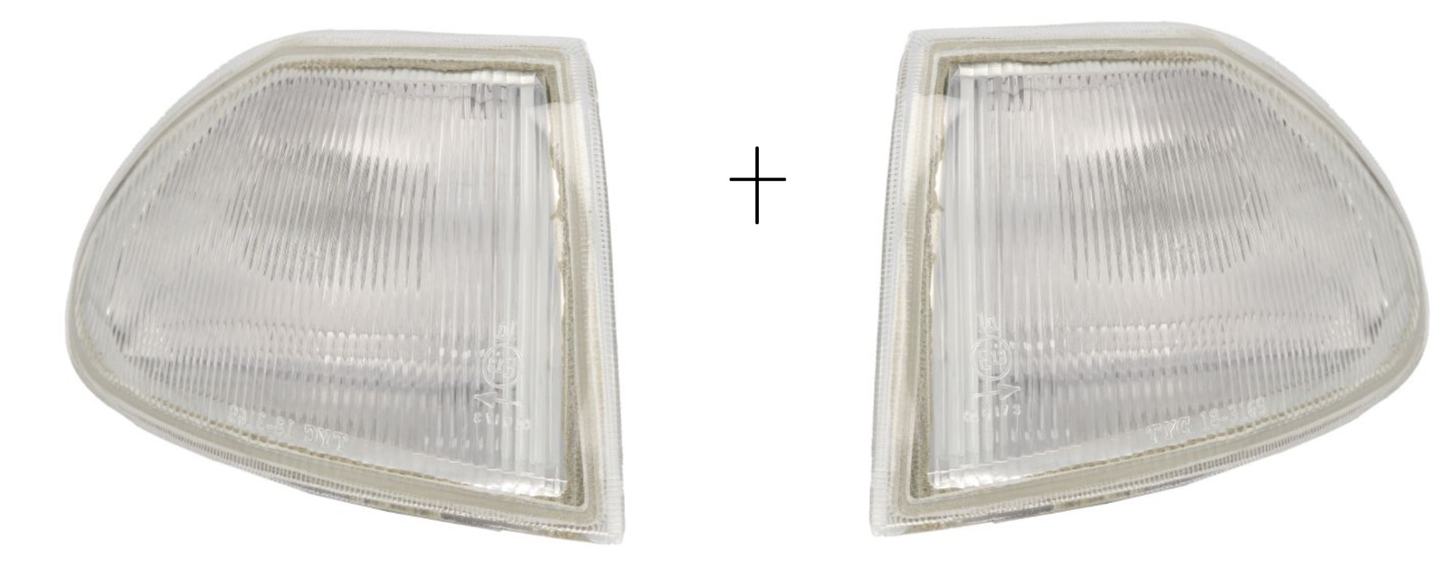 Clignotants avant gauche droite transparents blancs de rechange pour Opel Astra F