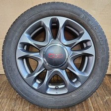 1 original Fiat 500 15 Zoll Alufelge 6x15 ET35 51940828 52048604 SR 185/55 4,4mm