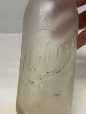 Vintage Aphro Co Soda Embossed Clear Glass Bo...