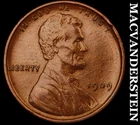 1909 VDB Lincoln Wheat Cent - Scarce  High Grade  Semi-key  Better Date  #J8643
