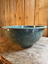 Vintage Texas Ware Melamine Confetti 11.5 inch Mixing Bowl Green Speckled # 125