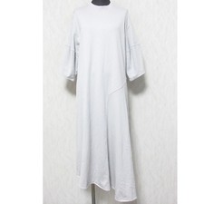 22SS FLORENT Cotton asymmetry long dress long cut and sew 00 Gray Women USED