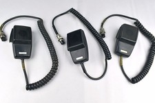 THREE Galaxy CB Radio Microphones 4-Pin UNTESTED