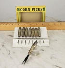 Vintage Corn On The Cob Picks Skewers Holders 8pk - Williams Sonoma 2003 Prongs