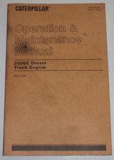 CAT Caterpillar Operation & Maintenance Manual 3306C Deisel Truck Engine 7RJ1-UP