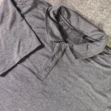 Truewerk EDO Performance Polo Shirt Grey Lightweight Men's L
