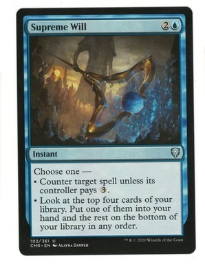 MTG Supreme Will 102 Uncommon Commander Legends Magic The Gathering TCG