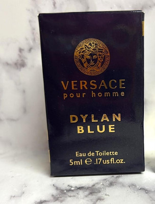 VERSACE POUR HOMME DYLAN BLUE EDT Mini Splash - 0.17fl.oz. New/Boxed