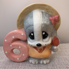 Vintage SAD SAM Honey AGE 6 Baby Puppy Dog Figurine Giordano Art Good Co
