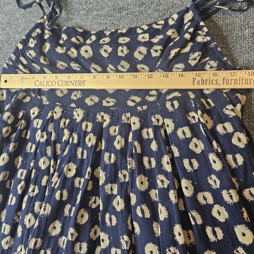Top floreale con spalline Free People Indigo Molly nuovo con etichette taglia Large $108 vendita al dettaglio - Foto 10 di 11