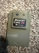 Performance Memory Card 2X Sony PlayStation 1 PS1 Gray P-112E 35-0027807