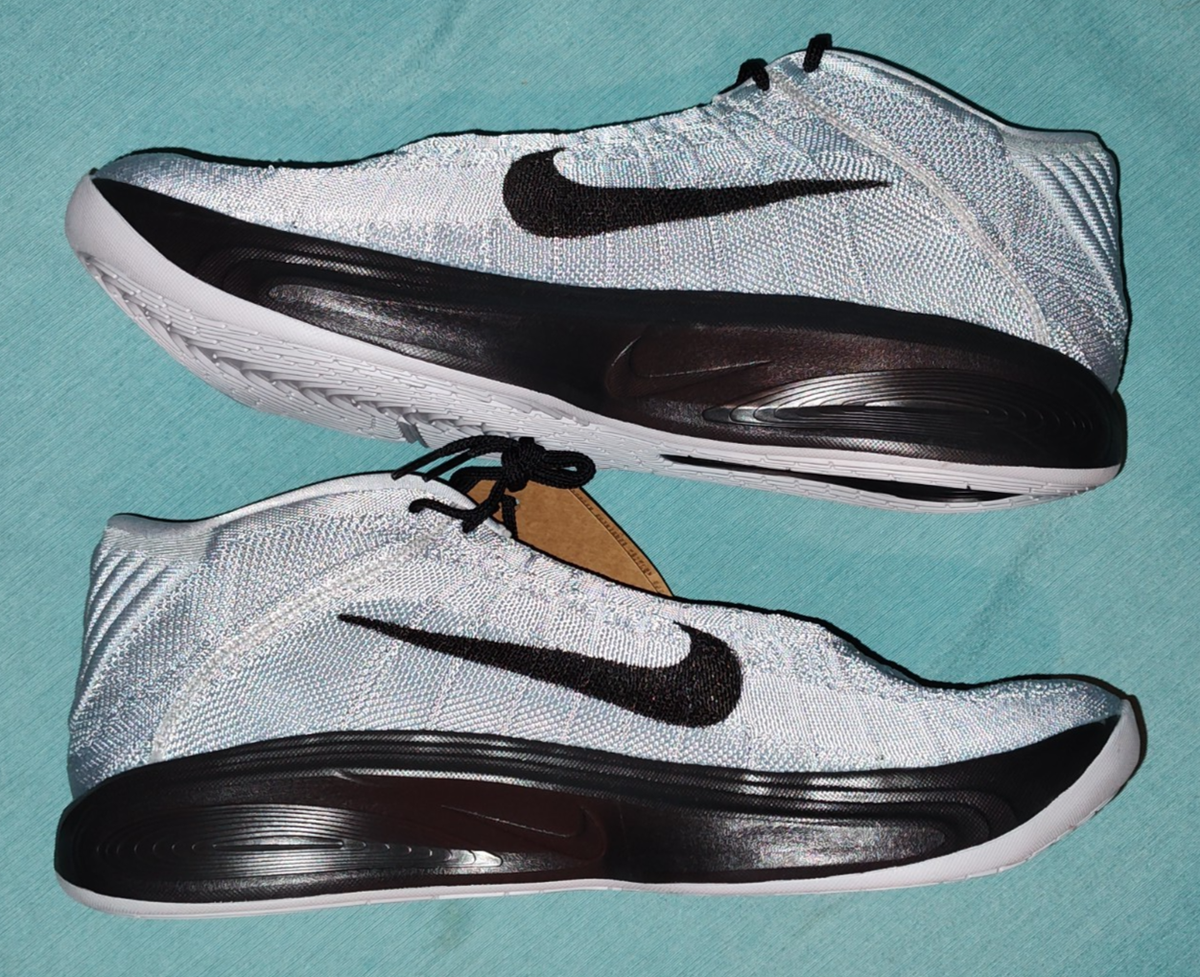 Men Size 18 Nike GT G.T. Hustle 3 Promo Basketball Shoes HM0268-001 Silver Black Nike G.T. Hustle 3 Basketball Shoes. Nike ID main image 4