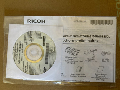 Fujitsu Image Scanner for fi-8170 8270 8190 8290 8150 8250 oem Driver  CD+manual