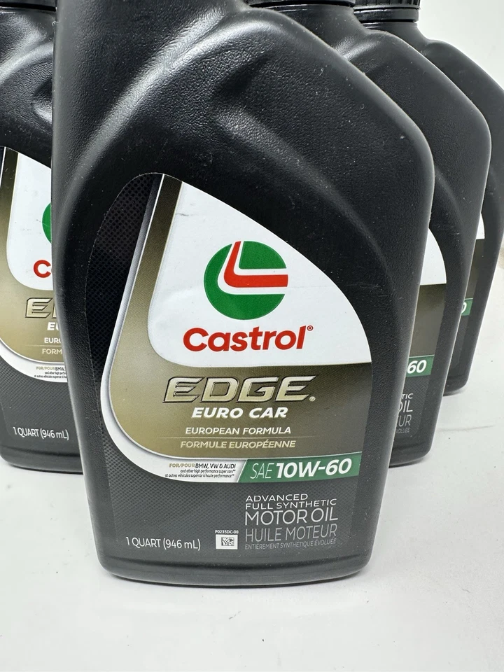 Aceite de motor 6 cuartos Castrol Edge Euro Car 10w60 para BMW M3 M5 M6 Z3M Z4M Z8 Foto 3 de 4