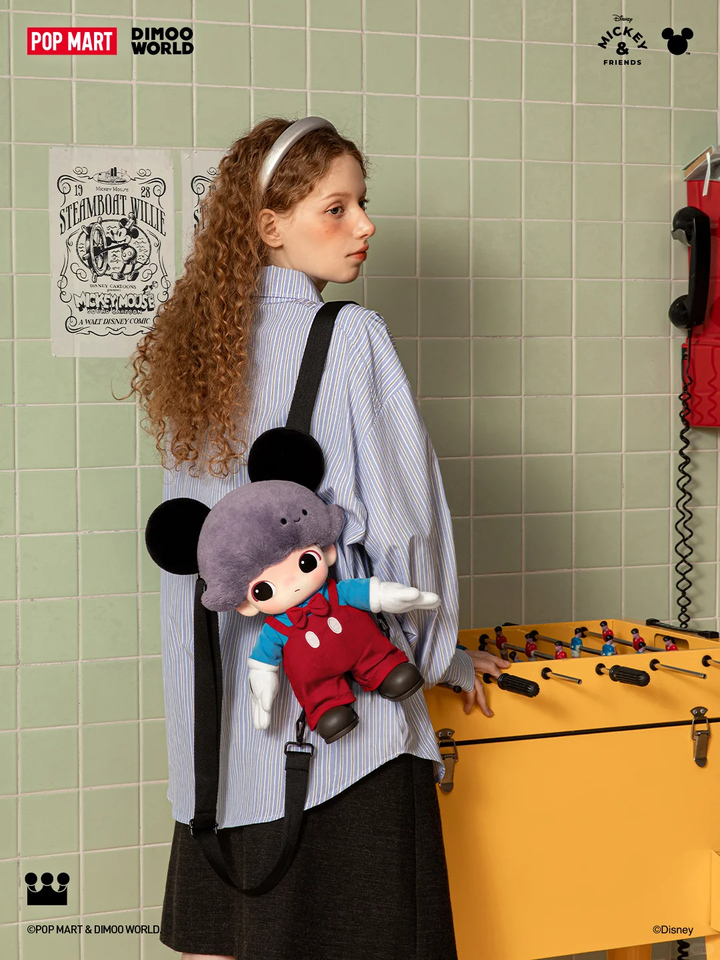 POPMART DIMOO Mickey ぬいぐるみバッグ POPMART DIMOO Mickey ぬいぐるみバッグ DIMOO WORLD × DISNEY Series