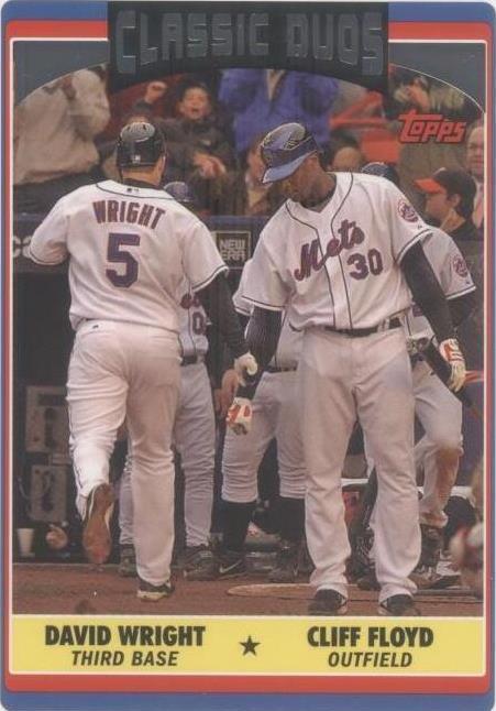 2006 Topps Updates & Highlights - Cliff Floyd David Wright #UH327 - 1 of 1
