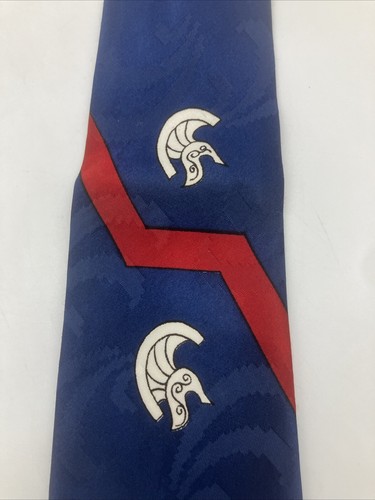 Vintage 40er 50er Jahre Superba Cravats Tie Atomic Rockabilly Spartan Helme? - Bild 1 von 5