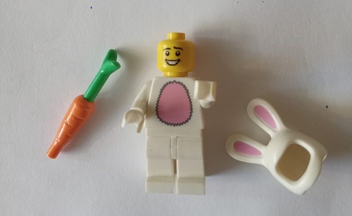 Lego Bunny Suit Guy with Carrot minifigure see all pic's for details - Picture 2 of 5