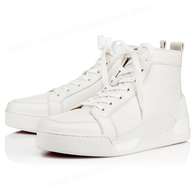white high top louboutins
